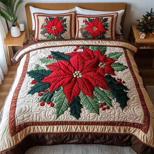 11D Luxury King Size Bedsheet 108 x 108 Inches | Soft Glace Cotton Double Bed Bedsheet with 2 Pillow Covers | Black & White Floral Designer