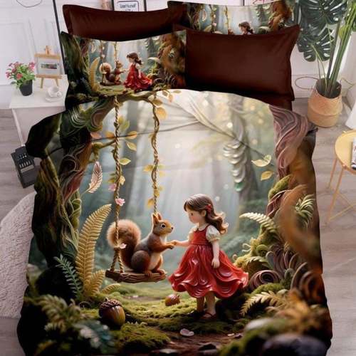 Premium 11D King Size Double Bedsheet (110 x 110 Inches) with 2 Pillow Covers | Super Soft Microfiber | Luxury HD Printed Bedsheet | Fade Resistant & Easy Care_1