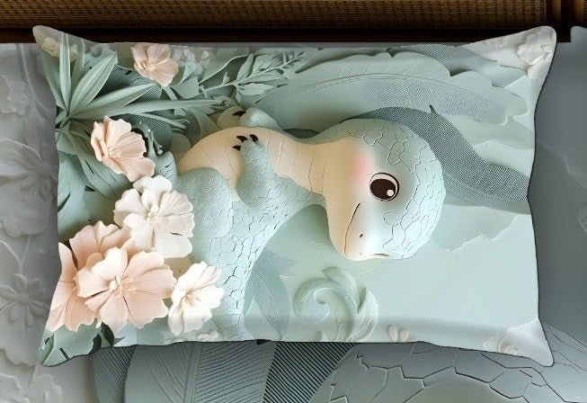 Heavy 7D Digital Glace Cotton Super King Size Printed Flat Double Bedsheet, 110 X 110 Inch and 2 Pillow Cover