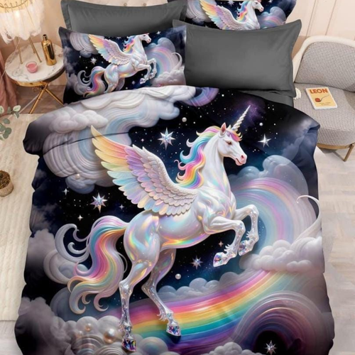 Premium 11D King Size Double Bedsheet (110 x 110 Inches) with 2 Pillow Covers | Super Soft Microfiber | Luxury HD Printed Bedsheet | Fade Resistant &Easy Care_1