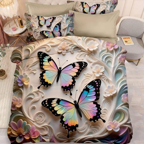 Premium 11D King Size Double Bedsheet (110 x 110 Inches) with 2 Pillow Covers | Super SoftMicrofiber | Luxury HD Printed Bedsheet | Fade Resistant & EasyCare_1