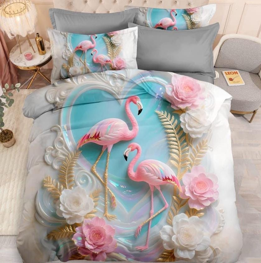 Premium 11D King Size Double Bedsheet (110 x 110 Inches) with 2 Pillow Covers | Super Soft Microfiber | Luxury HD Printed Bedsheet | Fade Resistant & Easy Care